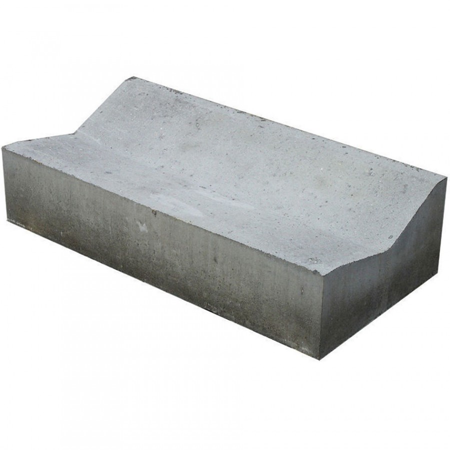 Блок бетонный водоотводный Б-1-18-50 Прикромочный лоток Б-1-18-50
